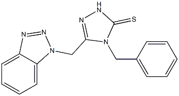 5-(1H-1,2,3-benzotriazol-1-ylmethyl)-4-benzyl-2,4-dihydro-3H-1,2,4-triazole-3-thione