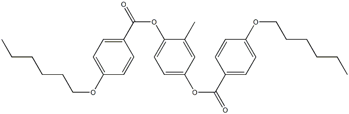 4-{[4-(hexyloxy)benzoyl]oxy}-2-methylphenyl 4-(hexyloxy)benzoate