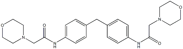 2-(4-morpholinyl)-N-(4-{4-[(4-morpholinylacetyl)amino]benzyl}phenyl)acetamide