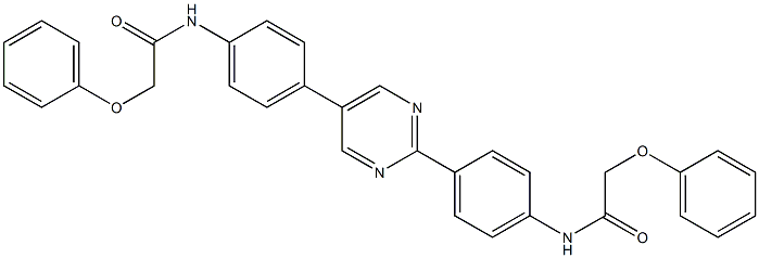 2-phenoxy-N-[4-(2-{4-[(phenoxyacetyl)amino]phenyl}-5-pyrimidinyl)phenyl]acetamide