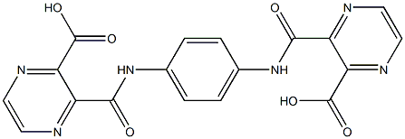 3-[(4-{[(3-carboxy-2-pyrazinyl)carbonyl]amino}anilino)carbonyl]-2-pyrazinecarboxylic acid