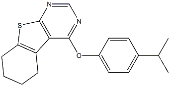 4-(4-isopropylphenoxy)-5,6,7,8-tetrahydro[1]benzothieno[2,3-d]pyrimidine
