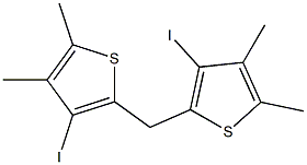 3-iodo-2-[(3-iodo-4,5-dimethyl-2-thienyl)methyl]-4,5-dimethylthiophene