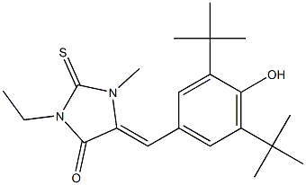 5-(3,5-ditert-butyl-4-hydroxybenzylidene)-3-ethyl-1-methyl-2-thioxoimidazolidin-4-one