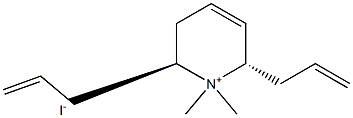 (2S,6S)-2,6-diallyl-1,1-dimethyl-1,2,3,6-tetrahydropyridinium iodide