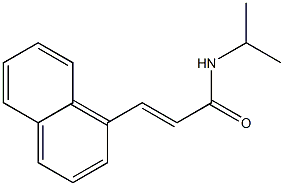 (E)-N-isopropyl-3-(1-naphthyl)-2-propenamide