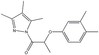 2-(3,4-dimethylphenoxy)-1-(3,4,5-trimethyl-1H-pyrazol-1-yl)-1-propanone