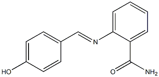 2-{[(E)-(4-hydroxyphenyl)methylidene]amino}benzamide