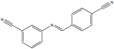 3-{[(E)-(4-cyanophenyl)methylidene]amino}benzonitrile