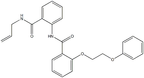 N-allyl-2-{[2-(2-phenoxyethoxy)benzoyl]amino}benzamide