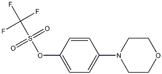 Trifluoromethanesulfonic acid 4-morpholinophenyl ester