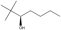 [R,(+)]-2,2-ジメチル-3-ヘプタノール 化学構造式