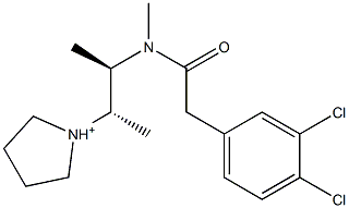 1-[(1S,2R)-2-[N-(3,4-Dichlorophenylacetyl)-N-methylamino]-1-methylpropyl]pyrrolidinium