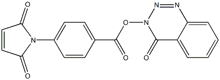 4-[(2,5-Dihydro-2,5-dioxo-1H-pyrrol)-1-yl]benzoic acid [(3,4-dihydro-4-oxo-1,2,3-benzotriazin)-3-yl] ester