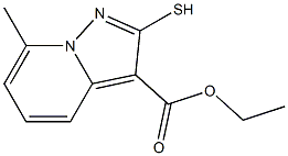2-Mercapto-7-methylpyrazolo[1,5-a]pyridine-3-carboxylic acid ethyl ester|