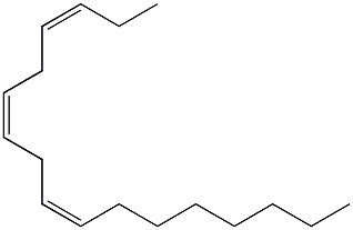 (3Z,6Z,9Z)-3,6,9-ヘプタデカトリエン 化学構造式