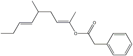 Phenylacetic acid 1,4-dimethyl-1,5-octadienyl ester
