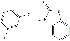 3-[(3-Fluorophenoxy)methyl]benzothiazol-2(3H)-one
