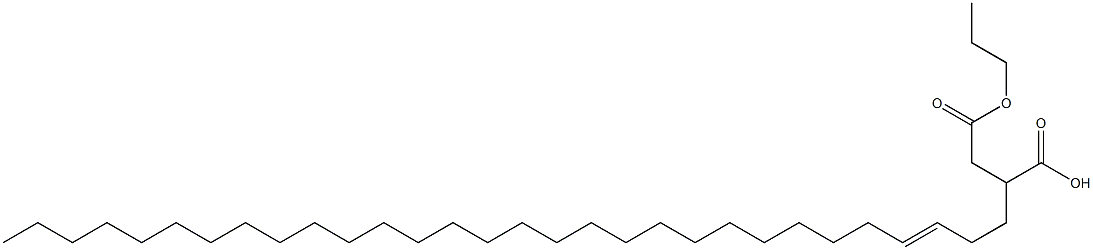 2-(3-Triacontenyl)succinic acid 1-hydrogen 4-propyl ester