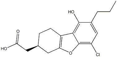 2-[(3S)-(6-Chloro-9-hydroxy-8-propyl-1,2,3,4-tetrahydrodibenzofuran)-3-yl]acetic acid