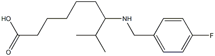 7-[[(4-Fluorophenyl)methyl]amino]-8-methylnonanoic acid|