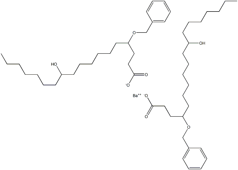 Bis(4-benzyloxy-11-hydroxystearic acid)barium salt