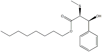 (2S,3S)-2-(Methylthio)-3-hydroxy-3-phenylpropanoic acid octyl ester