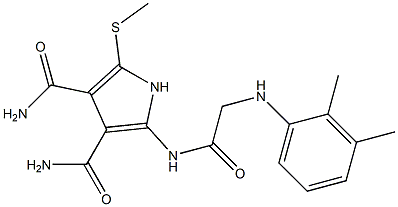 2-[[[(o,m-Dimethylphenyl)amino]acetyl]amino]-5-[methylthio]-1H-pyrrole-3,4-dicarboxamide