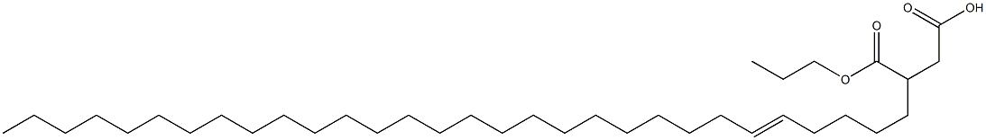 3-(5-Triacontenyl)succinic acid 1-hydrogen 4-propyl ester