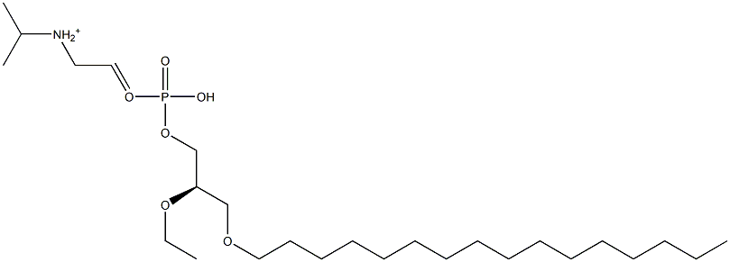 2-[[(R)-2-Ethoxy-3-hexadecyloxypropoxy]phosphonyloxy]-N-isopropylethanaminium