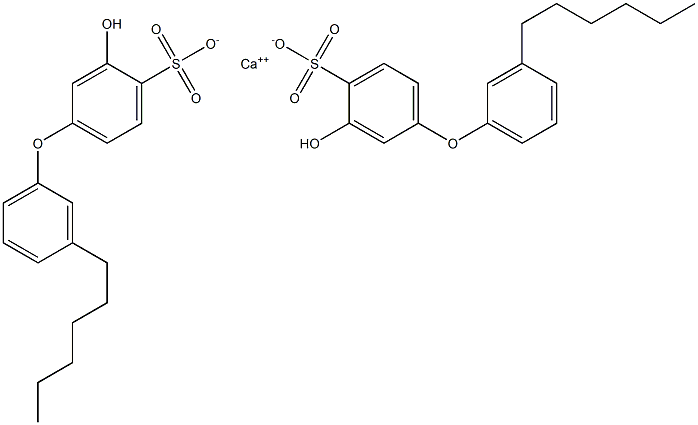 Bis(3-hydroxy-3'-hexyl[oxybisbenzene]-4-sulfonic acid)calcium salt