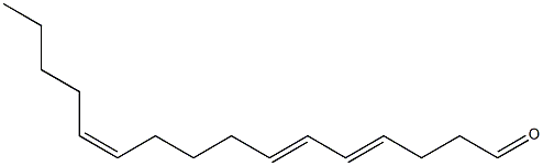 (4E,6E,11Z)-4,6,11-Hexadecatrienal