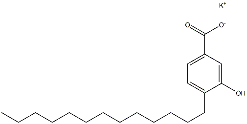 4-Tridecyl-3-hydroxybenzoic acid potassium salt