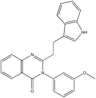2-[2-(1H-Indol-3-yl)ethyl]-3-(3-methoxyphenyl)quinazolin-4(3H)-one