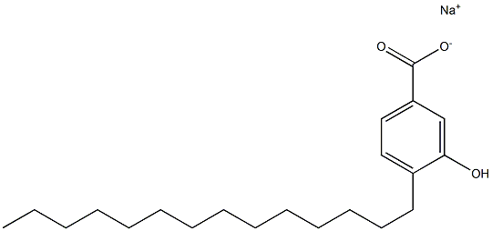 4-Tetradecyl-3-hydroxybenzoic acid sodium salt