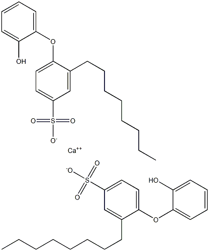 Bis(2'-hydroxy-2-octyl[oxybisbenzene]-4-sulfonic acid)calcium salt