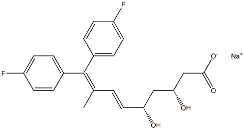 (3R,5S,6E)-9,9-Bis(4-fluorophenyl)-3,5-dihydroxy-8-methyl-6,8-nonadienoic acid sodium salt