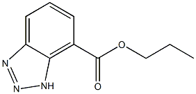 3H-Benzotriazole-4-carboxylic acid propyl ester Structure