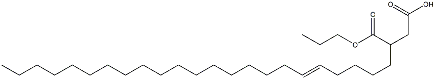 3-(5-Tricosenyl)succinic acid 1-hydrogen 4-propyl ester