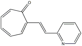 2-[2-(2-Pyridinyl)ethenyl]cyclohepta-2,4,6-trien-1-one