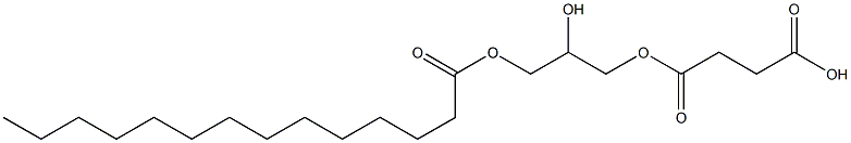 Succinic acid hydrogen 1-[2-hydroxy-3-(tetradecanoyloxy)propyl] ester