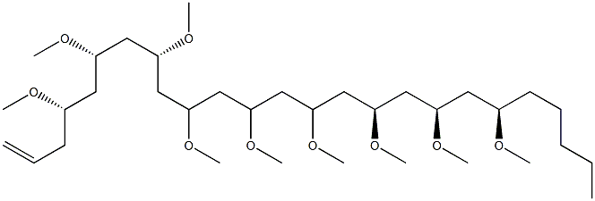 (4S,6S,8S,16R,18R,20R)-4,6,8,10,12,14,16,18,20-Nonamethoxy-1-pentacosene