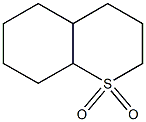 オクタヒドロ-2H-1-ベンゾチオピラン1,1-ジオキシド 化学構造式