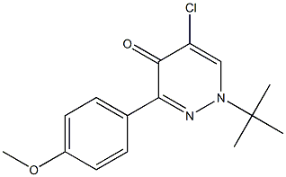 1-(tert-Butyl)-5-chloro-3-(p-methoxyphenyl)-pyridazin-4(1H)-one