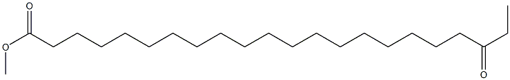 20-オキソドコサン酸メチル 化学構造式