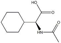N-アセチル-2-シクロヘキシル-D-グリシン 化学構造式