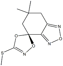 (4S)-6,7-Dihydro-6,6-dimethyl-3'-(methylthio)spiro[2,1,3-benzoxadiazole-4(5H),5'-[1,4,2]dioxazole]