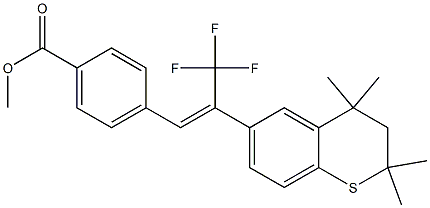 4-[(Z)-2-[(3,4-Dihydro-2,2,4,4-tetramethyl-2H-1-benzothiopyran)-6-yl]-3,3,3-trifluoro-1-propenyl]benzoic acid methyl ester