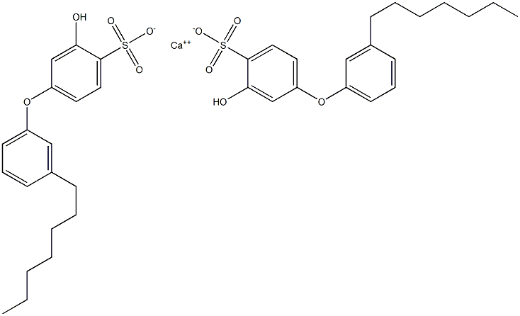 Bis(3-hydroxy-3'-heptyl[oxybisbenzene]-4-sulfonic acid)calcium salt