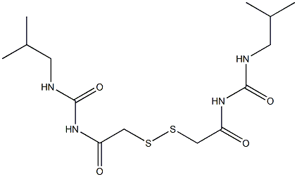 1,1'-(Dithiobismethylenebiscarbonyl)bis[3-isobutylurea]